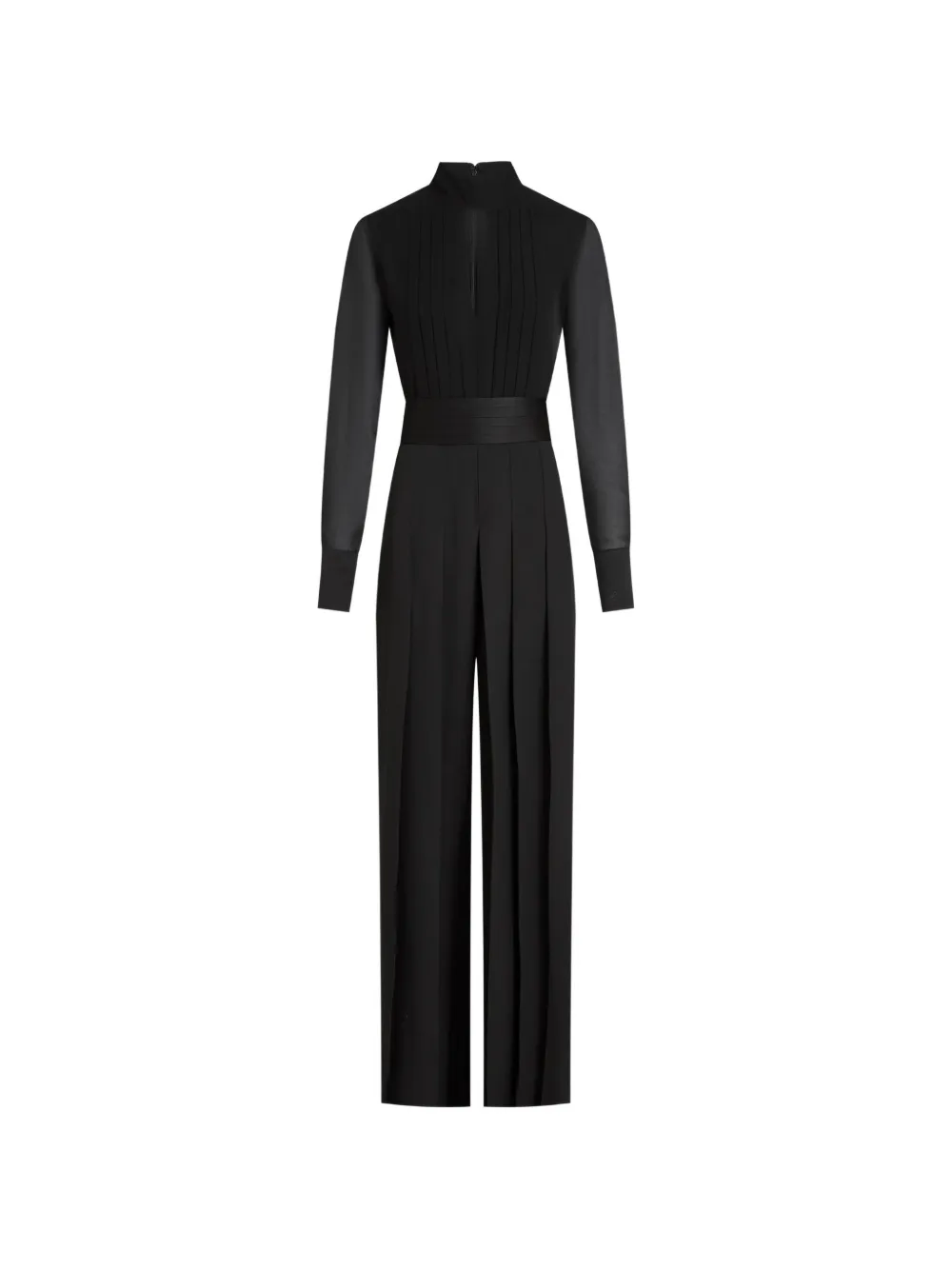 Karl Lagerfeld Jumpsuit mit Falten - Schwarz