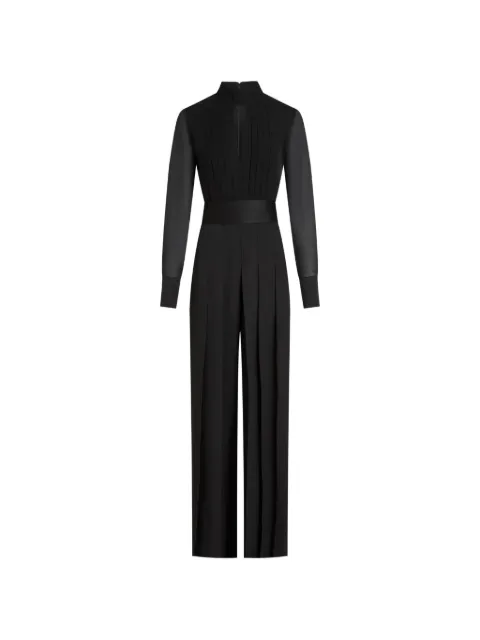 Karl Lagerfeld pleated, long-sleeved jumpsuit