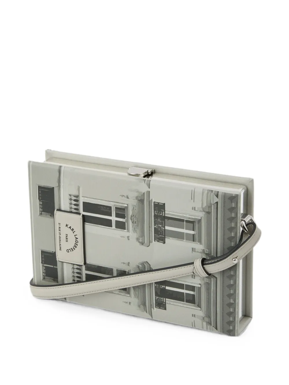 Karl Lagerfeld K Soiree Rue St-Guillaume clutch Grijs