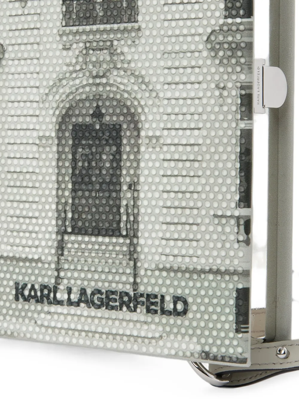 Karl Lagerfeld K Soiree Rue St-Guillaume clutch Grijs