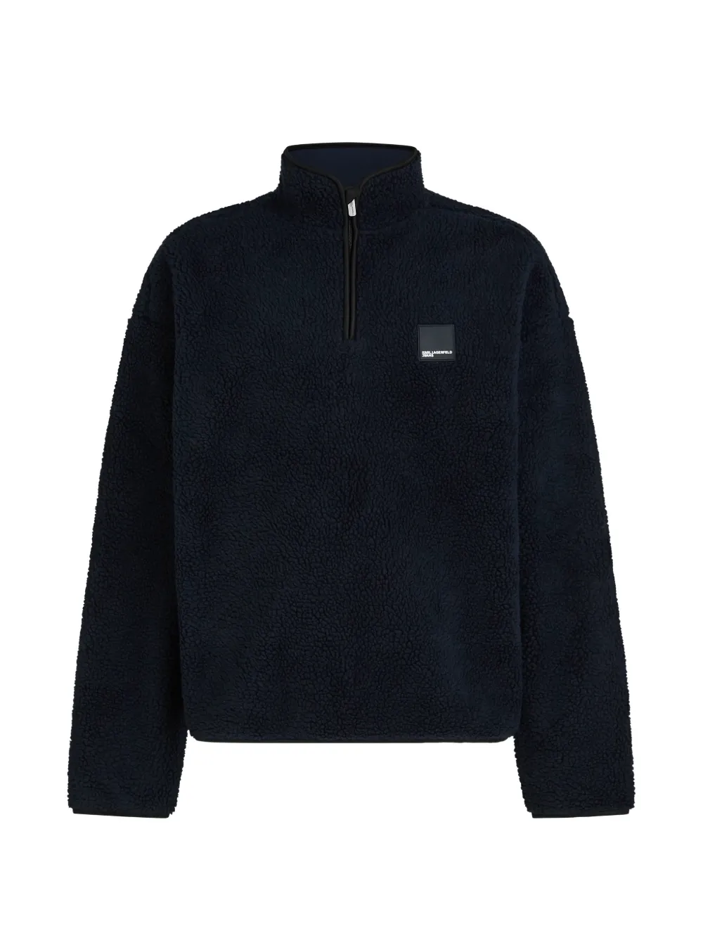 Karl Lagerfeld Jeans boxy half-zip sweater