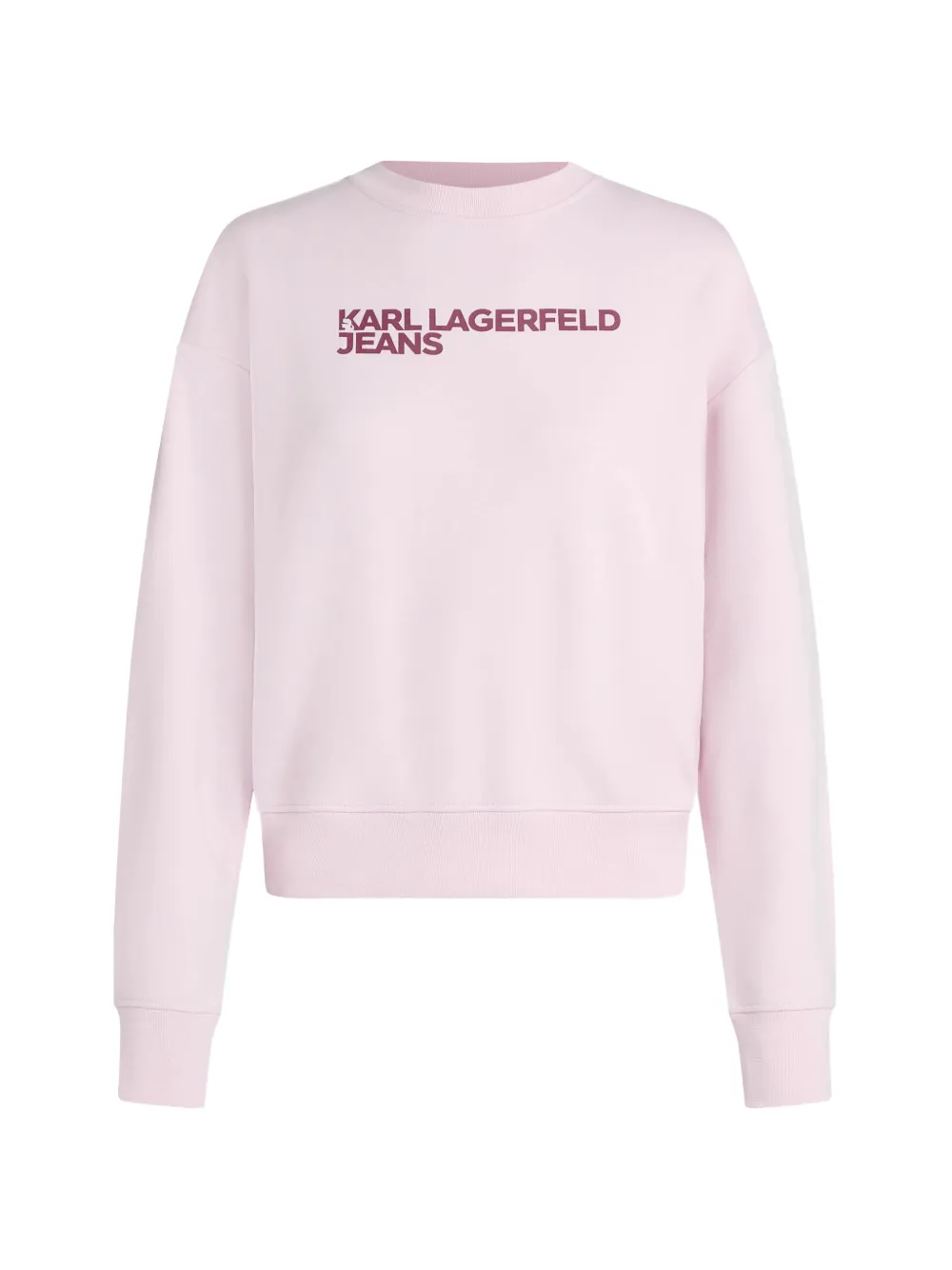 Karl Lagerfeld Jeans Sweatshirt mit tiefen Schultern - Rosa