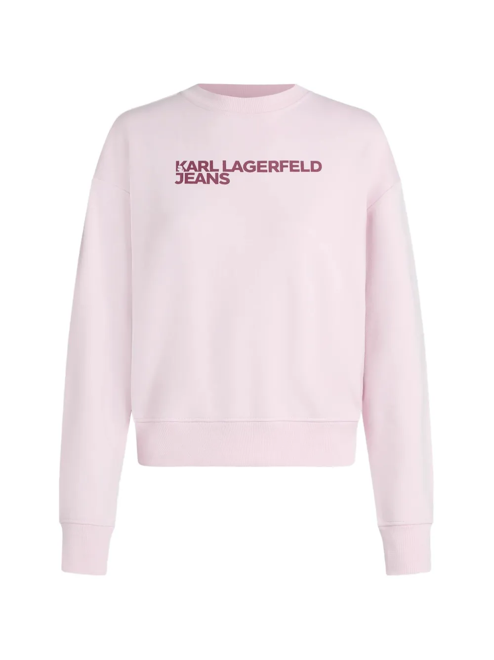 Karl Lagerfeld Jeans Sweatshirt mit tiefen Schultern - Rosa