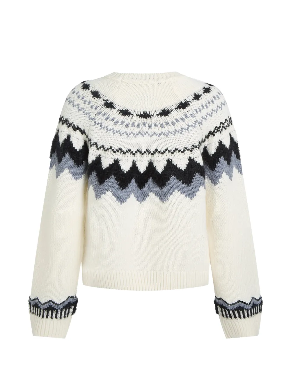 Karl Lagerfeld Alpine gebreide trui Beige