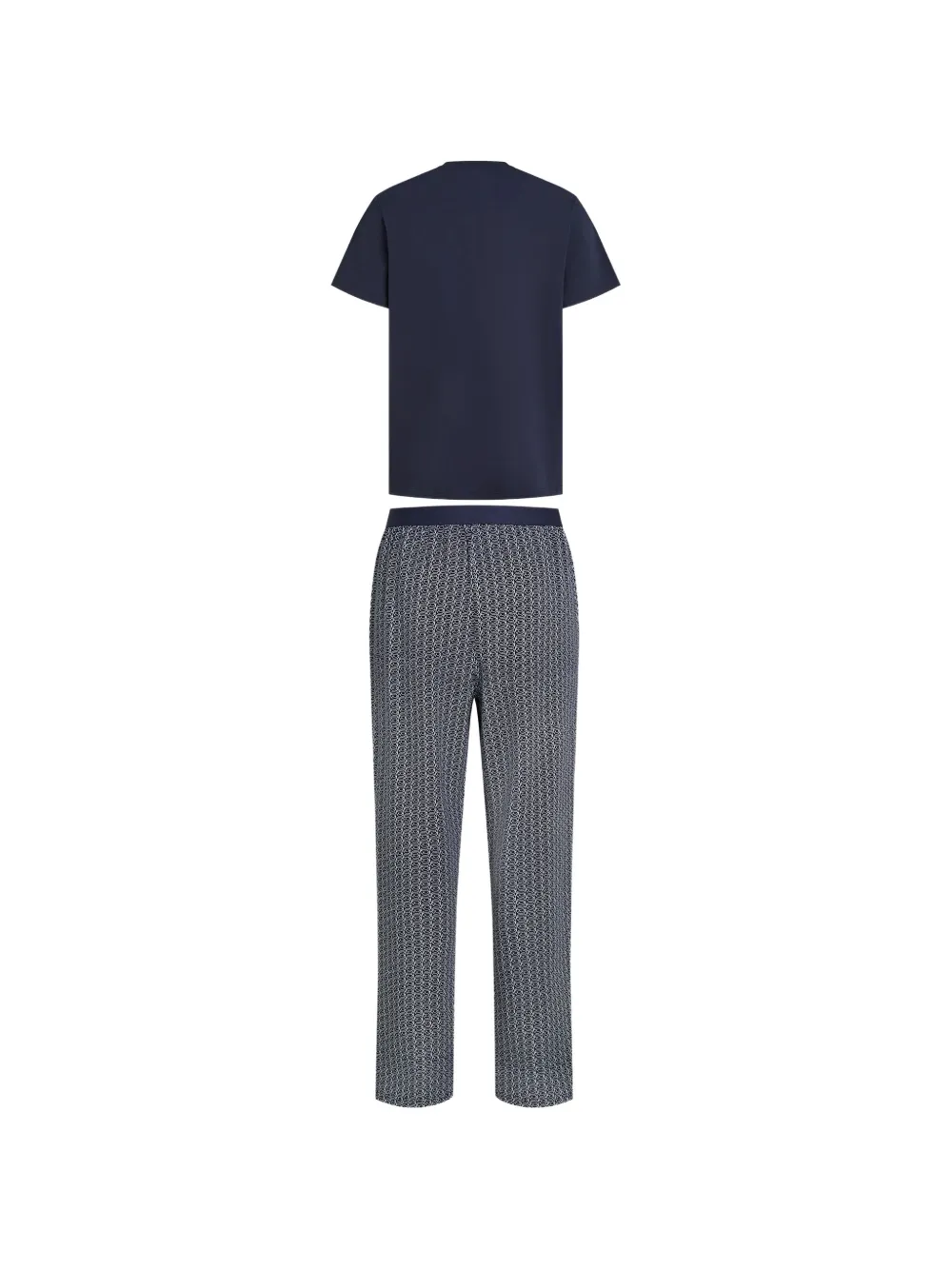 Karl Lagerfeld Ikon lange pyjama Blauw