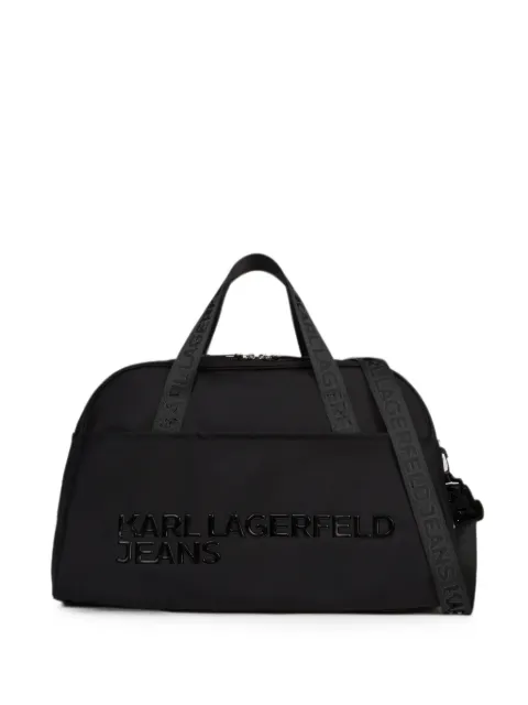 Karl Lagerfeld Jeans logo-strap holdalls
