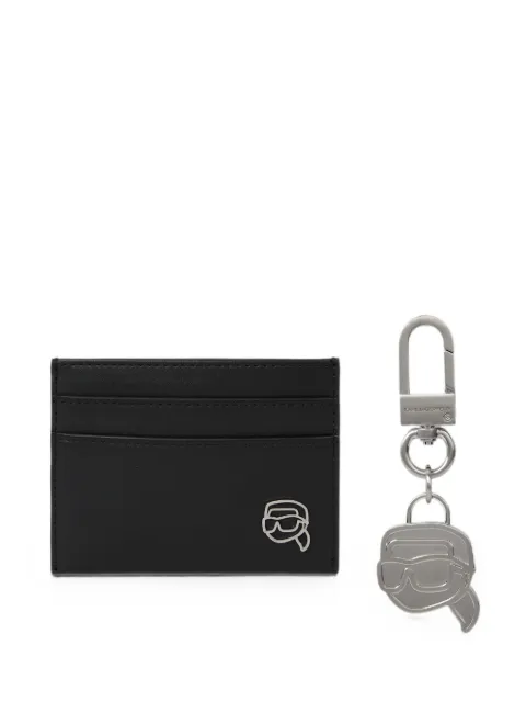 Karl Lagerfeld Ikon card holder & keychain gift set