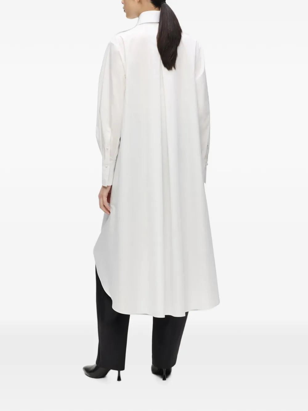 Karl Lagerfeld Karl Studio lange blouse Wit