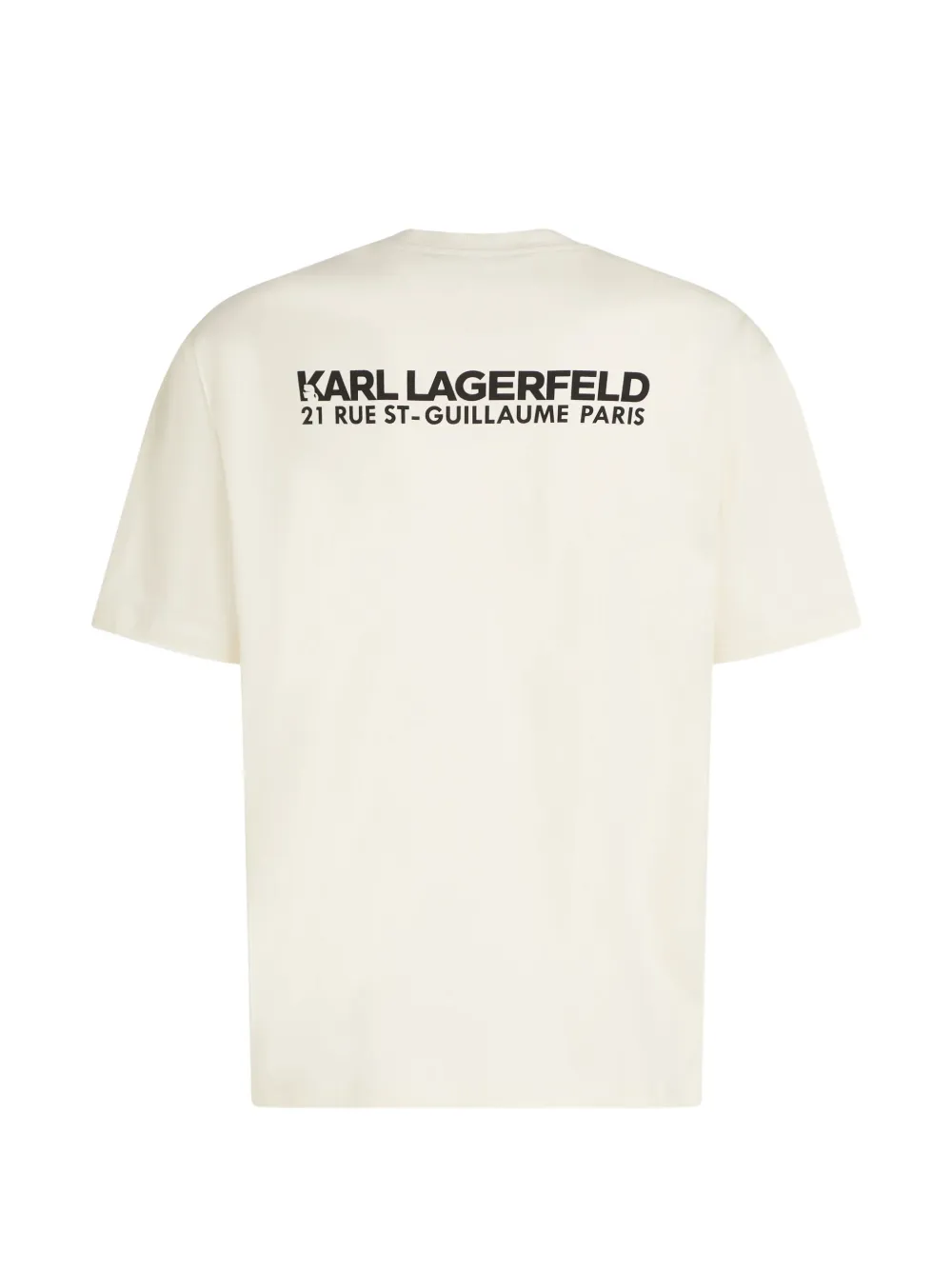 Karl Lagerfeld Rue St-Guillaume relaxed T-shirt Beige
