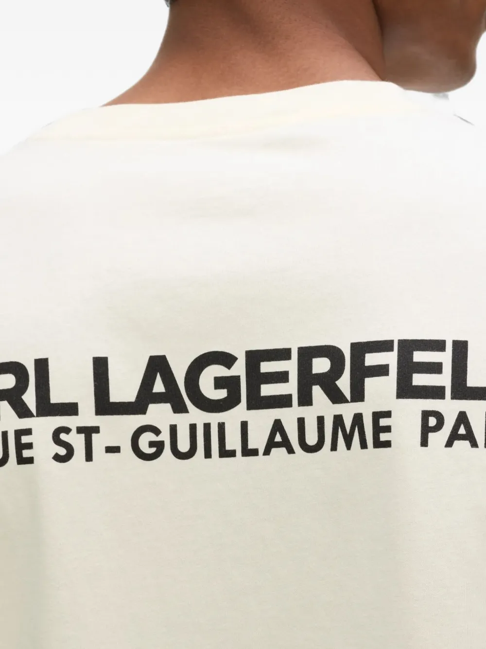 Karl Lagerfeld Rue St-Guillaume relaxed T-shirt Beige