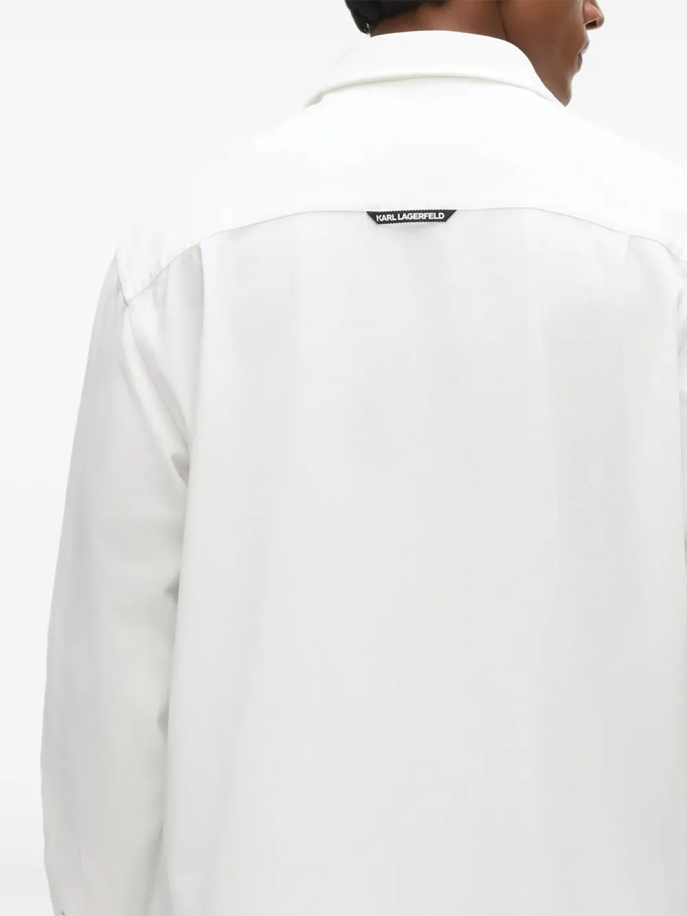 Karl Lagerfeld Ikon overhemd met knopen Wit