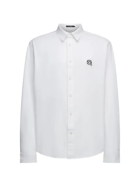 Karl Lagerfeld Geknöpftes Ikon Hemd