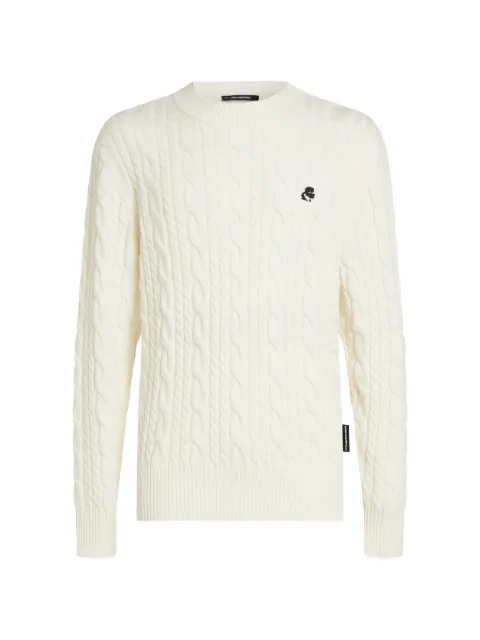 Karl Lagerfeld Kameo cable-knit sweater