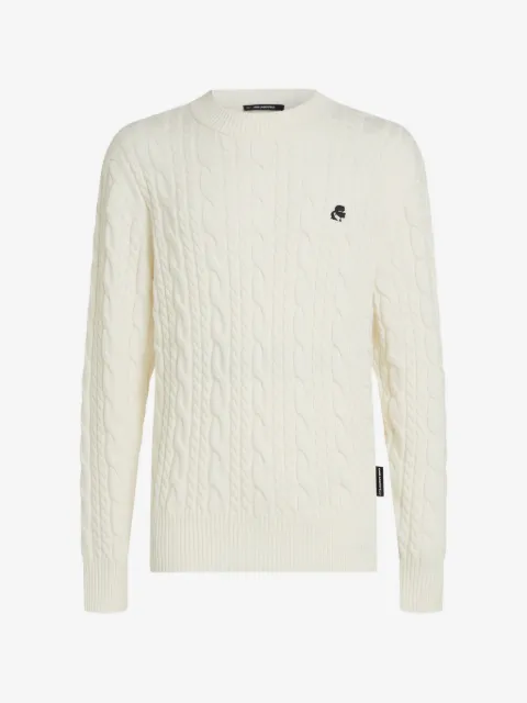 Karl Lagerfeld Kameo cable-knit sweater