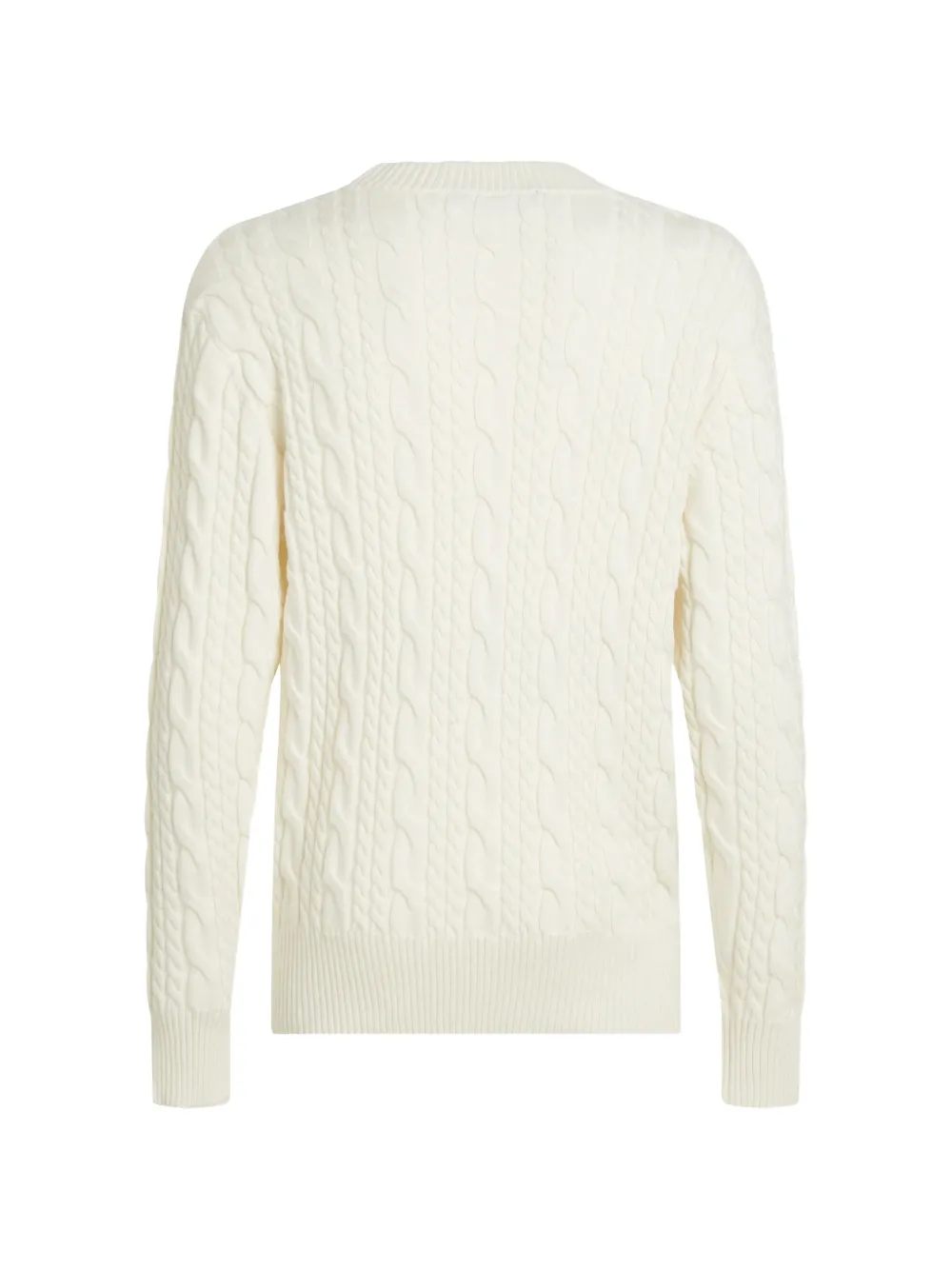 Karl Lagerfeld Kameo kabelgebreide trui Beige