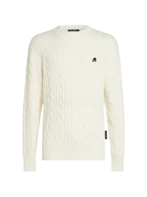 Karl Lagerfeld kameo cable-knit sweater