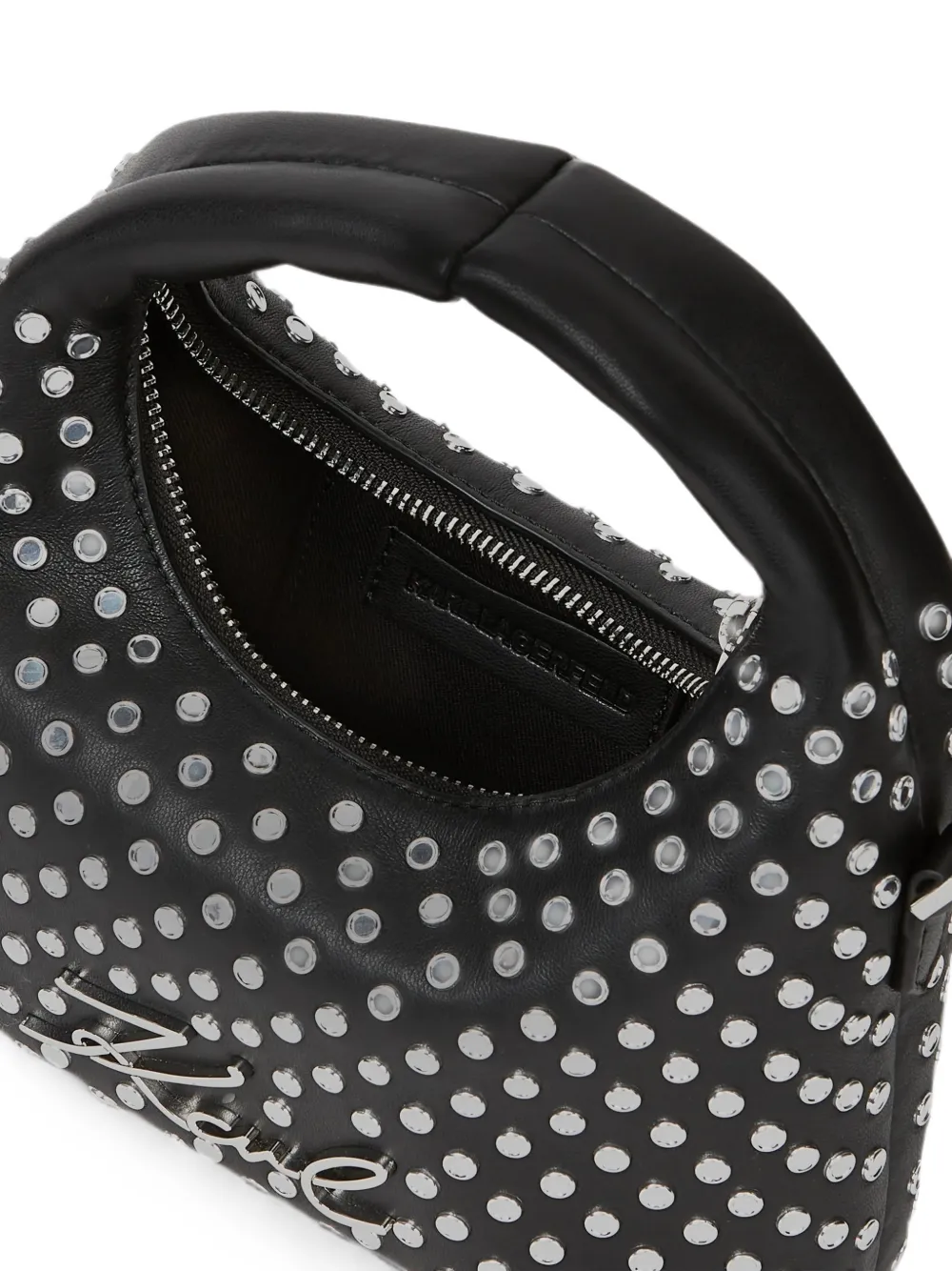 Karl Lagerfeld K Soiree Signature mini-crossbodytas Zwart