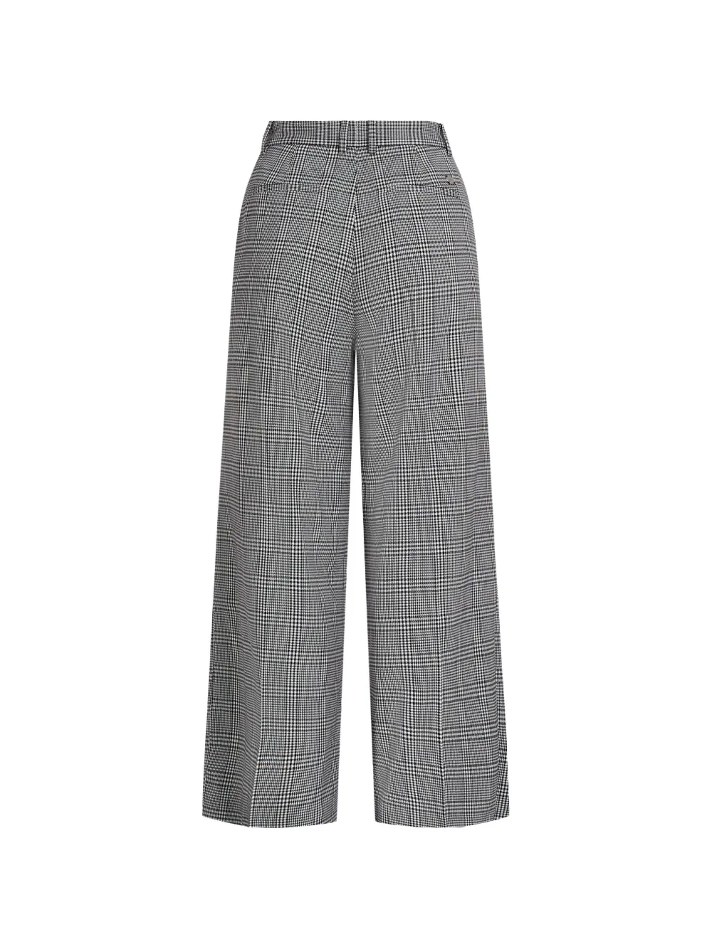 Karl Lagerfeld Broek met pied-de-poule print Grijs