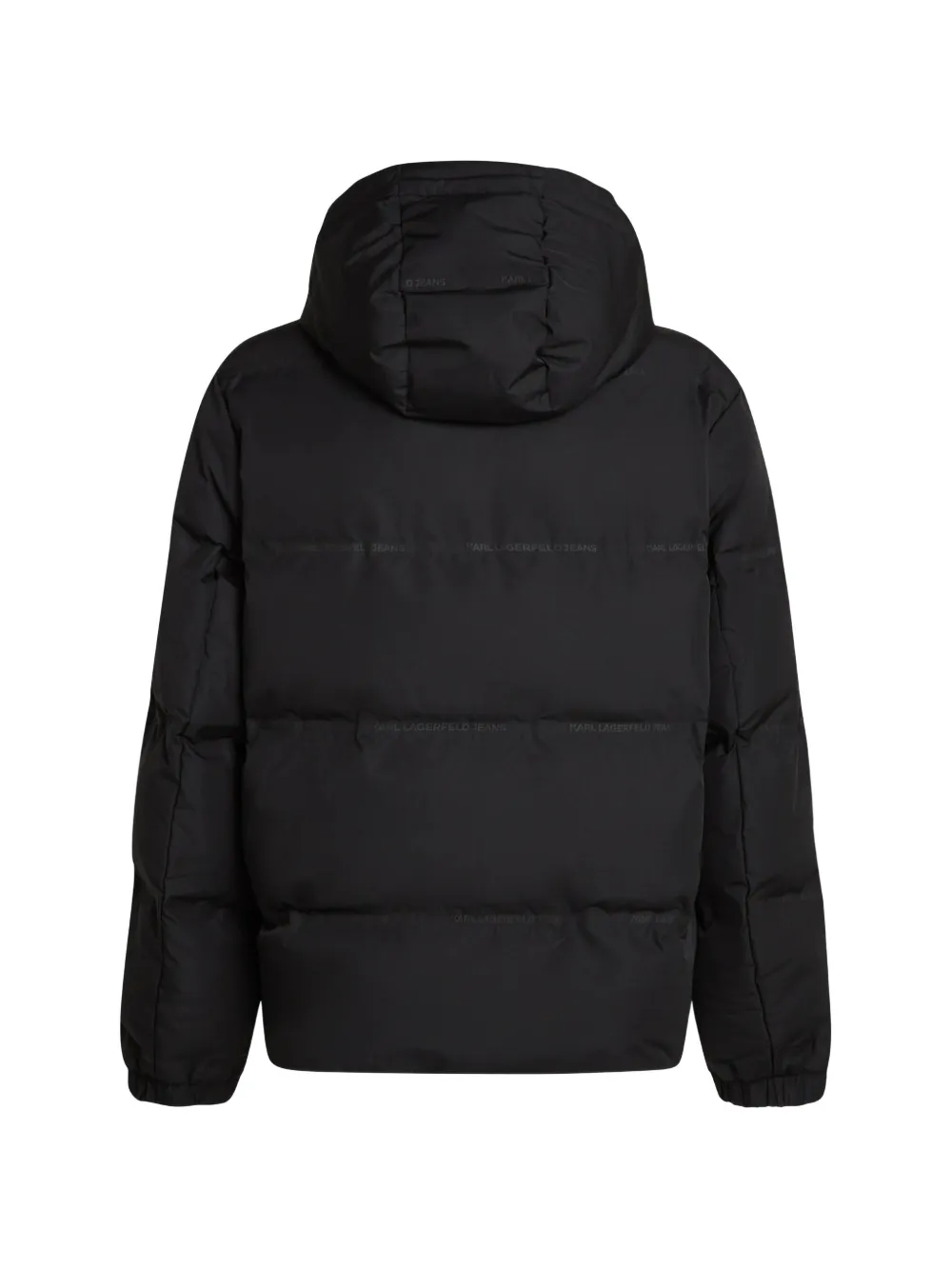 Karl Lagerfeld Jeans Donsjack met logo Zwart