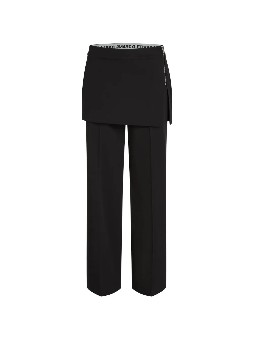 Karl Lagerfeld Jeans skirt-embellishment straight trousers