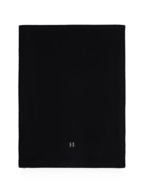 Karl Lagerfeld monogram knit scarf