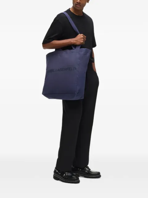 Karl Lagerfeld logo tall tote bag