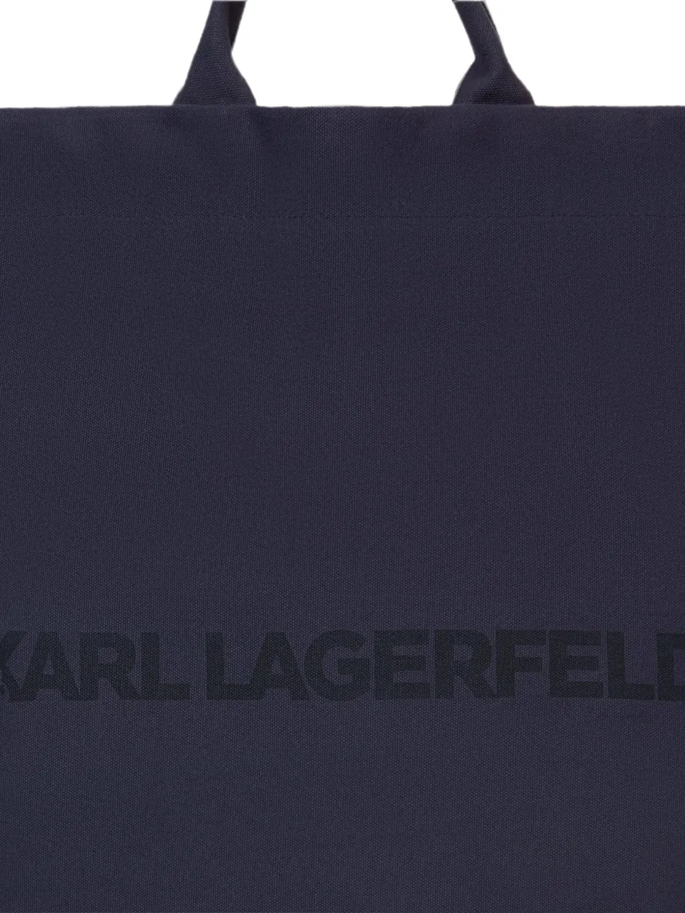 Karl Lagerfeld Grote shopper met logo Blauw