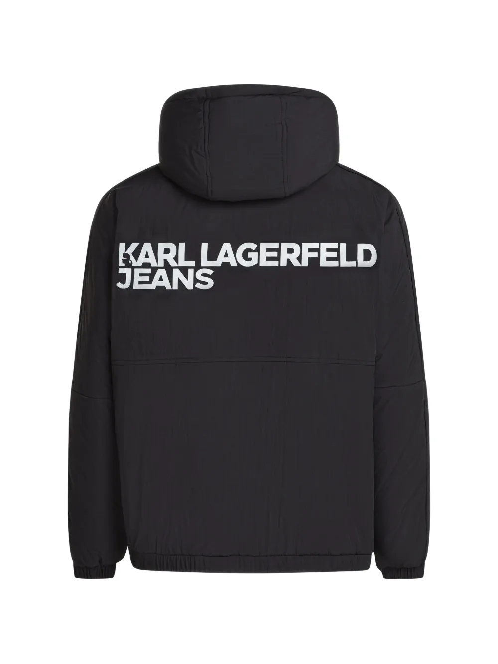 Karl Lagerfeld Jeans Omkeerbaar jack met logo Zwart