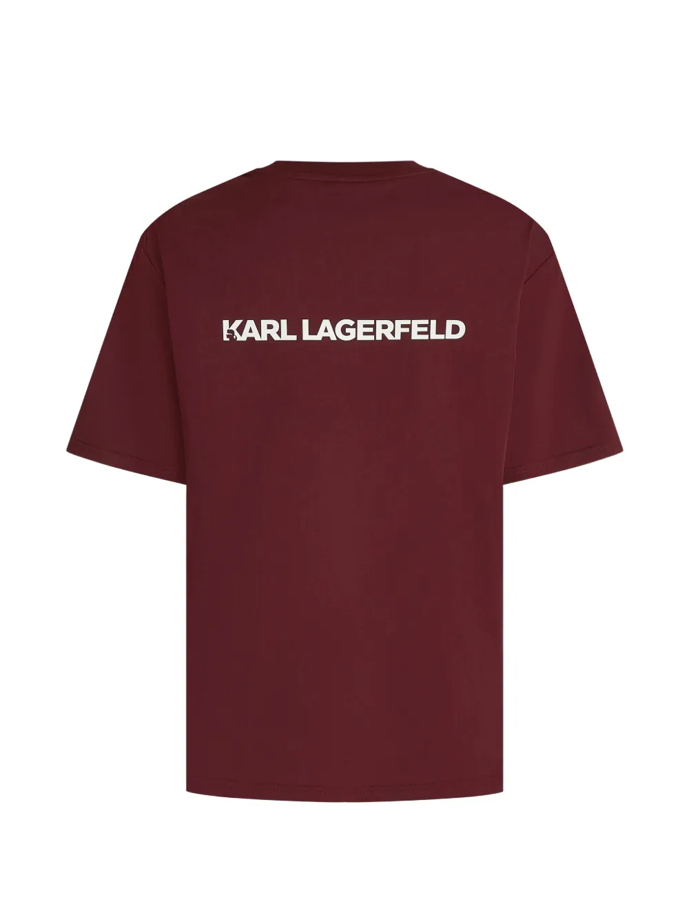 Karl Lagerfeld Athleisure T-shirt met logo Rood