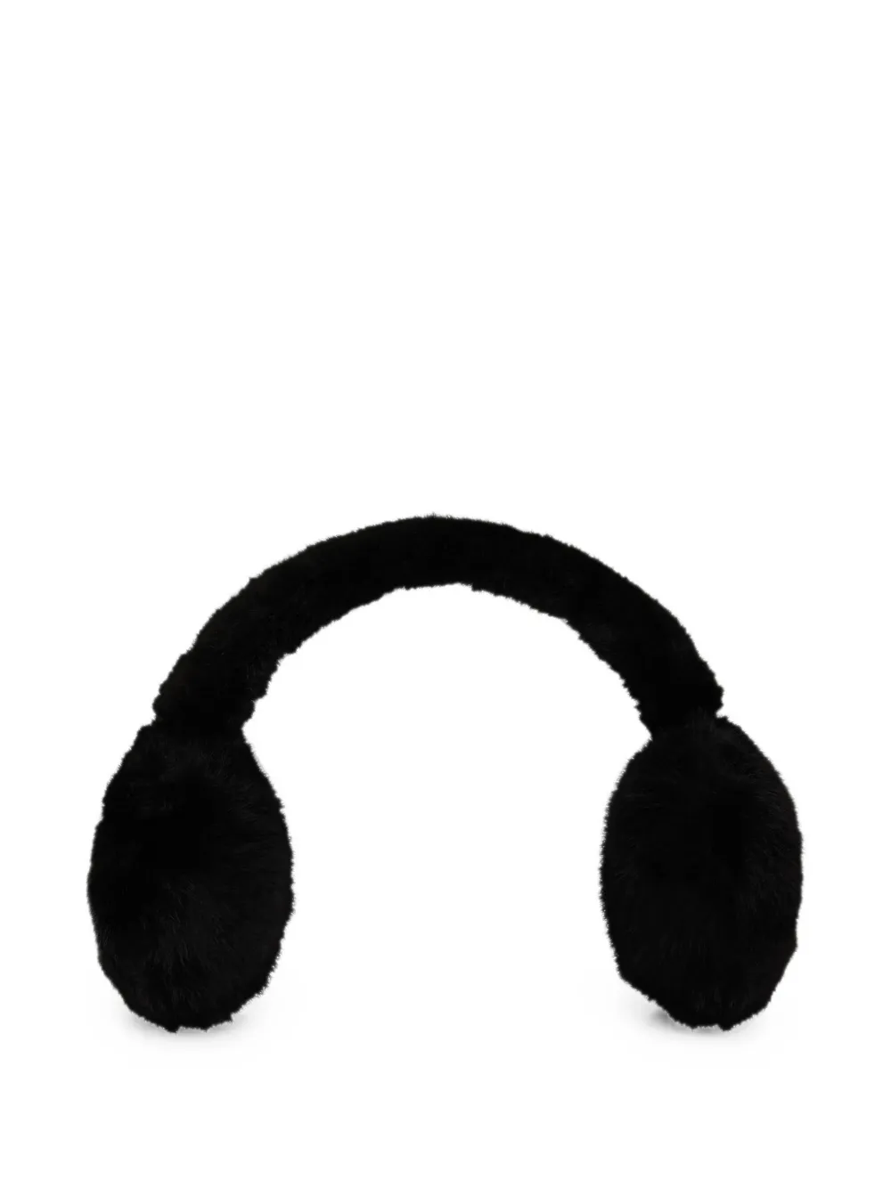 Karl Lagerfeld Ikon fur earmuffs - Schwarz