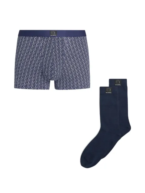 Karl Lagerfeld Ikon trunks and socks gift set