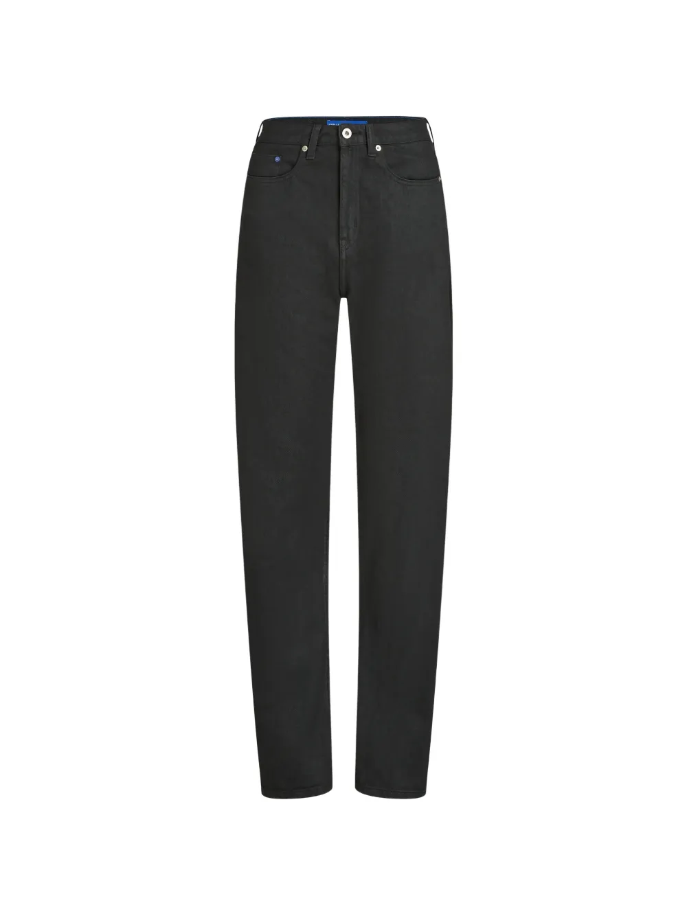 Karl Lagerfeld Jeans Beschichtete Jeans mit hohem Bund - Schwarz