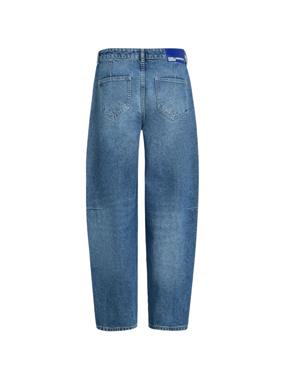 Karl Lagerfeld Jeans Mid-waist jeans met naad Blauw