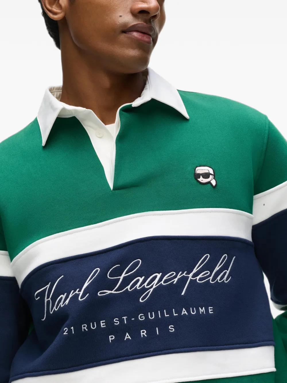Karl Lagerfeld Ikon poloshirt Groen