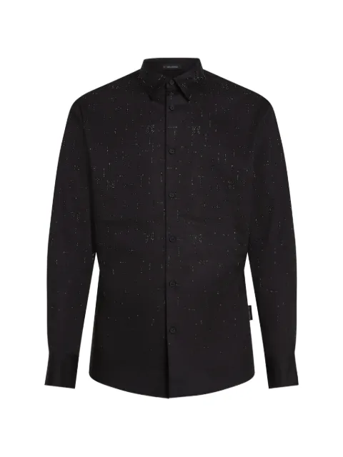 Karl Lagerfeld monogram rhinestone shirt