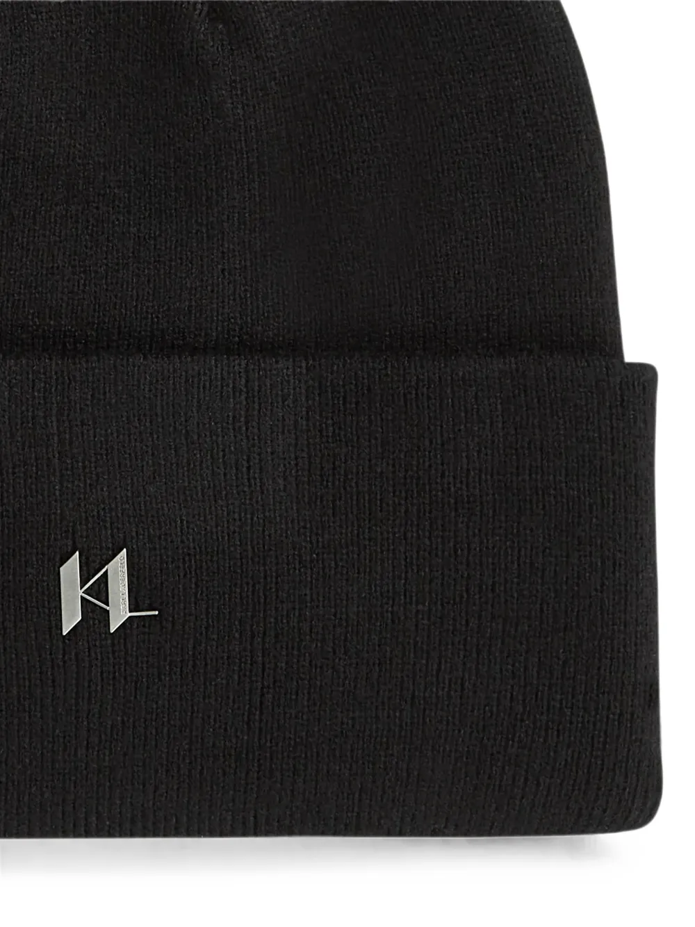 Karl Lagerfeld Muts met monogram Zwart