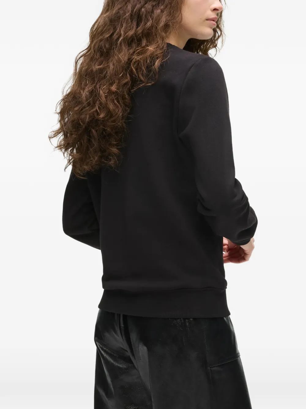 Karl Lagerfeld Ikon blouse met stras Zwart