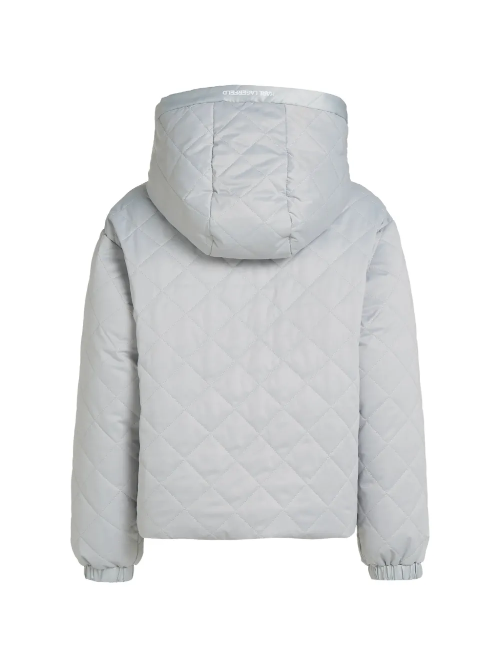 Karl Lagerfeld Ikon gewatteerd donsjack Grijs