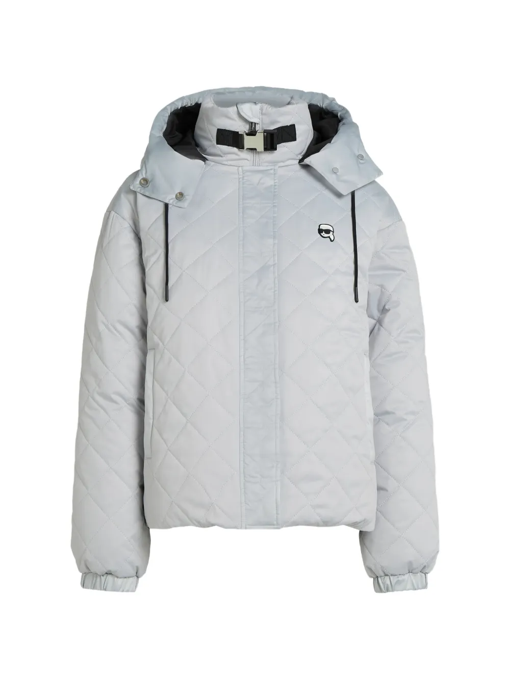 Karl Lagerfeld Ikon gewatteerd donsjack Grijs