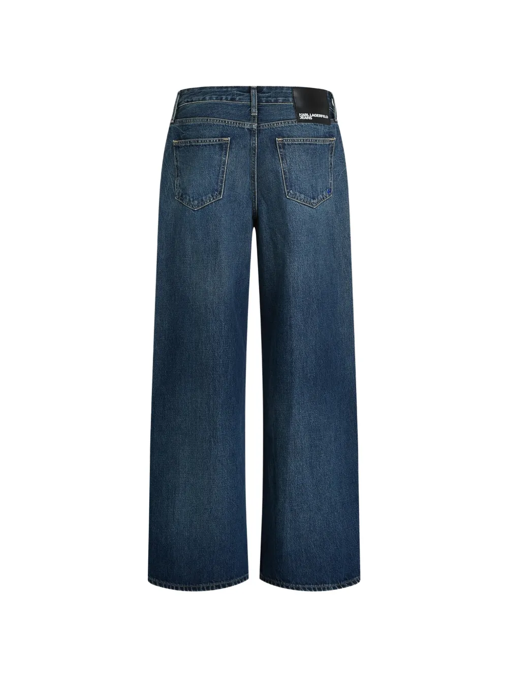 Karl Lagerfeld Jeans met wijde pijpen Blauw