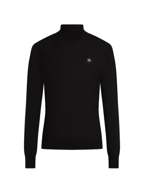 Karl Lagerfeld Rollkragenpullover mit Monogramm