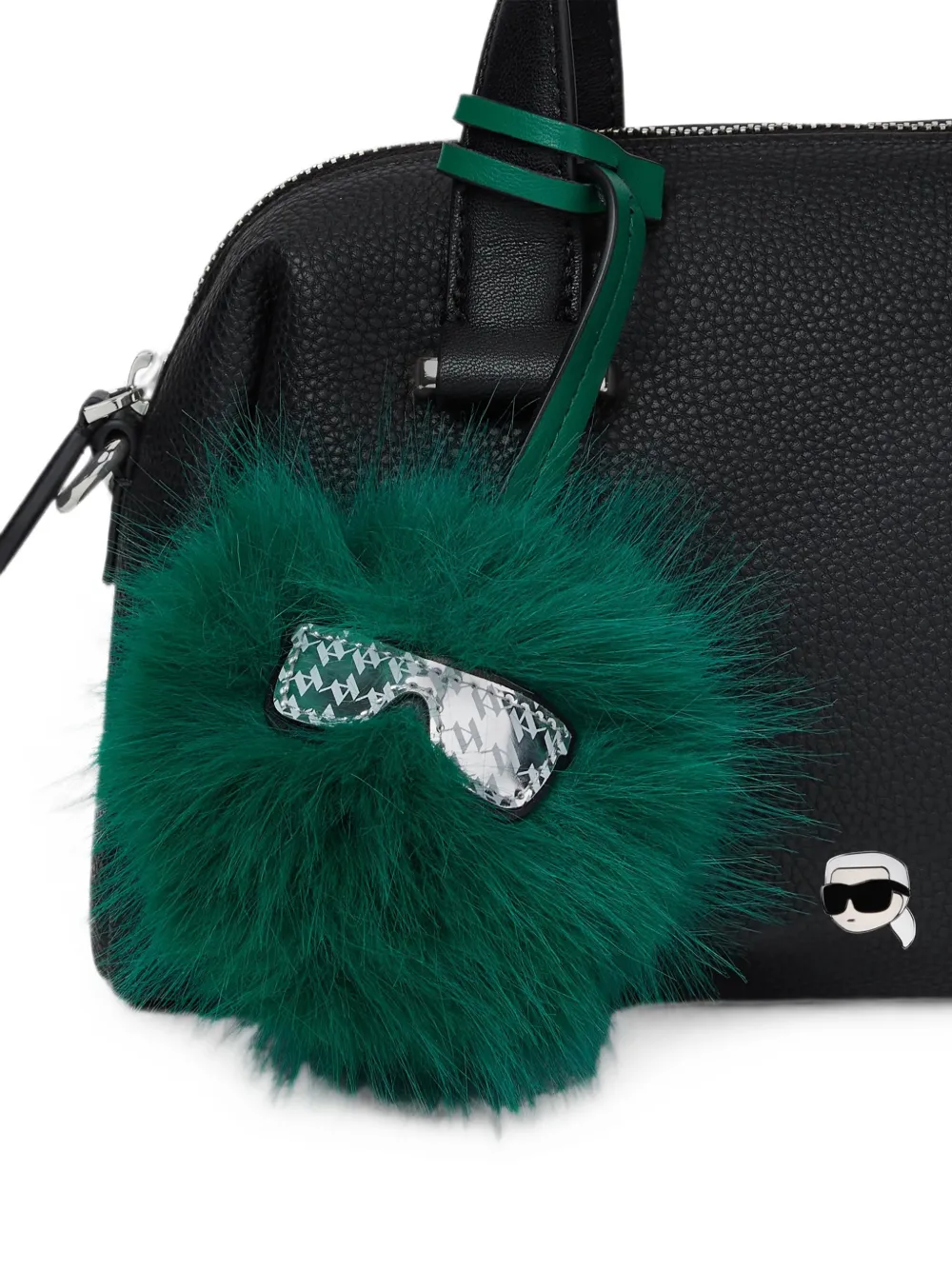 Karl Lagerfeld Kleine Ikon tas met textuur Zwart
