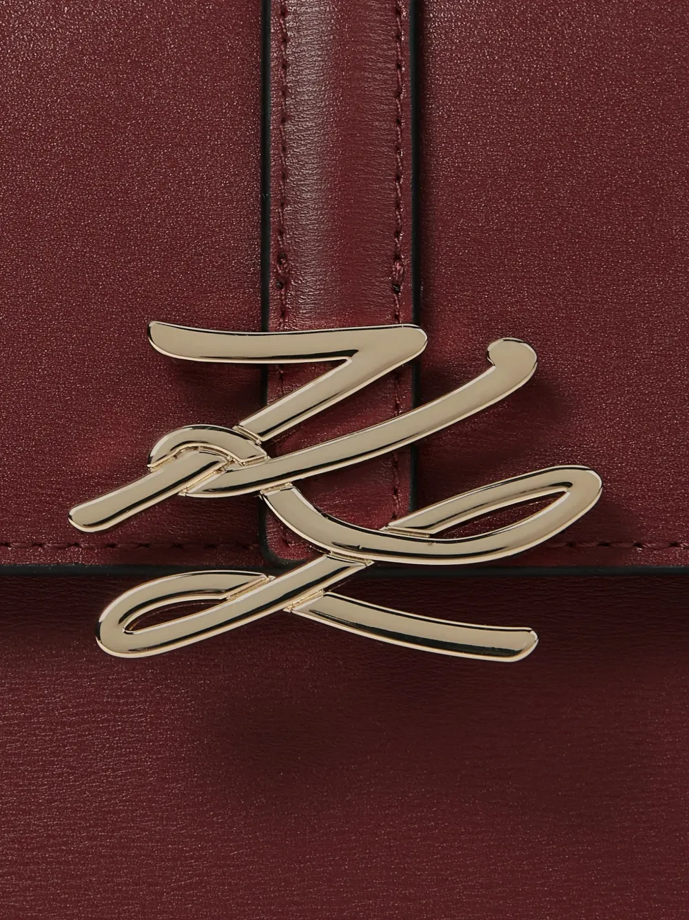 Karl Lagerfeld K Autograph crossbodytas met handvat Rood