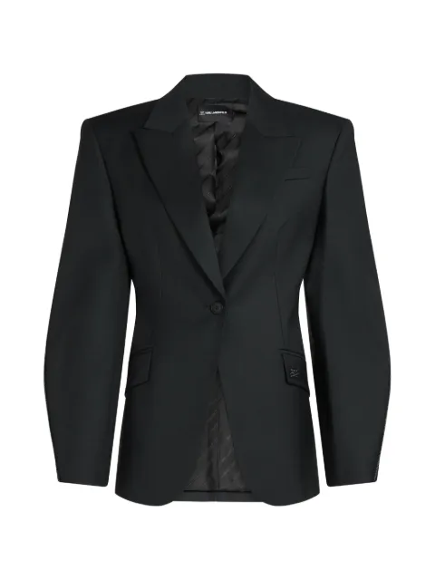 Karl Lagerfeld blazer à détails de zips