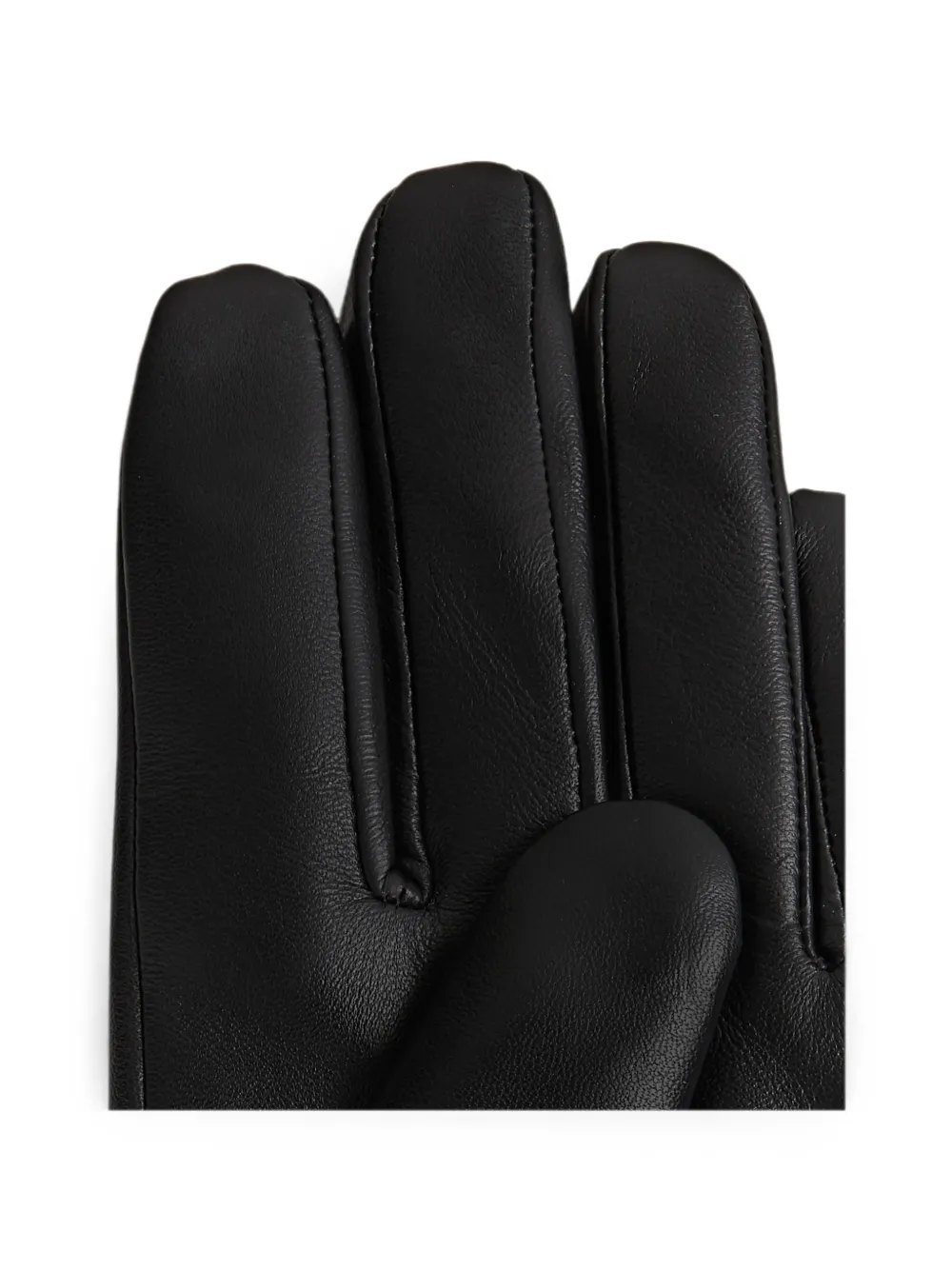 Karl Lagerfeld Leren handschoenen Zwart