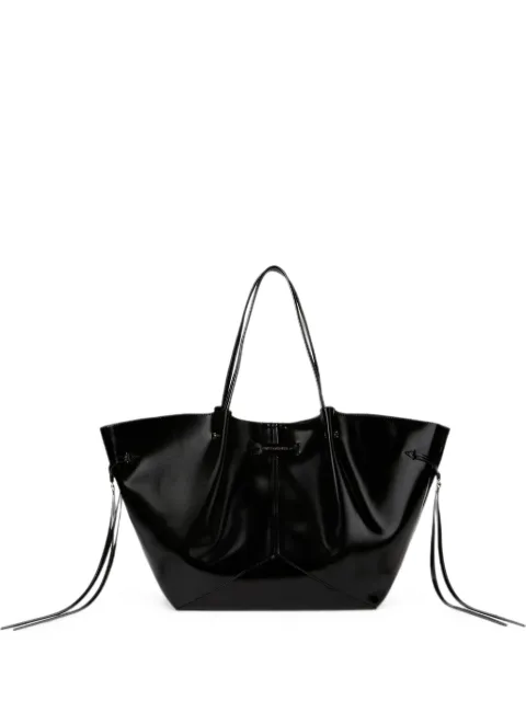 Karl Lagerfeld Großer K/Pierced Tote Bag in Glanzoptik