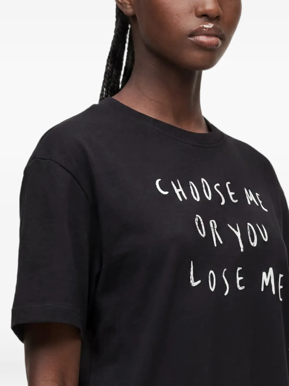 Karl Lagerfeld Jeans x Pietro Terzini T-shirtjurk Zwart