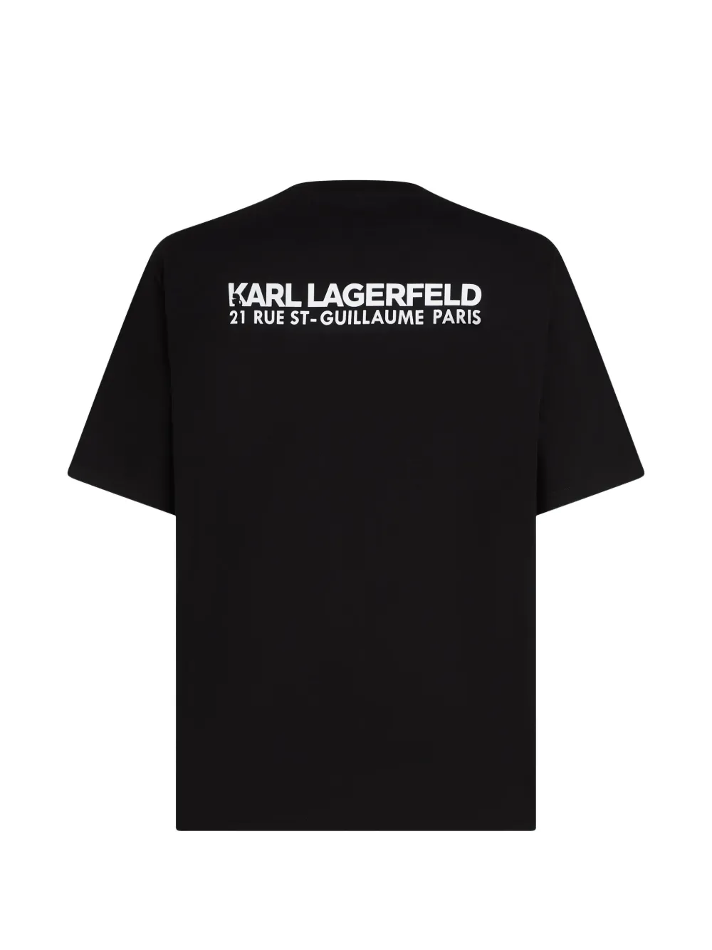 Karl Lagerfeld Rue St-Guillaume relaxed T-shirt Zwart