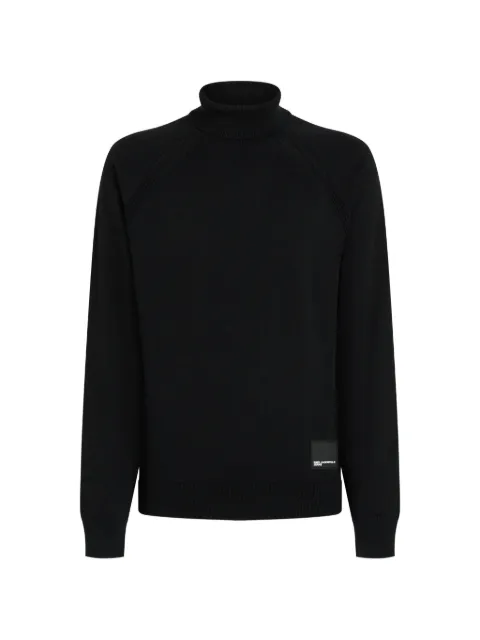 Karl Lagerfeld Jeans lightweight knit roll-neck sweater