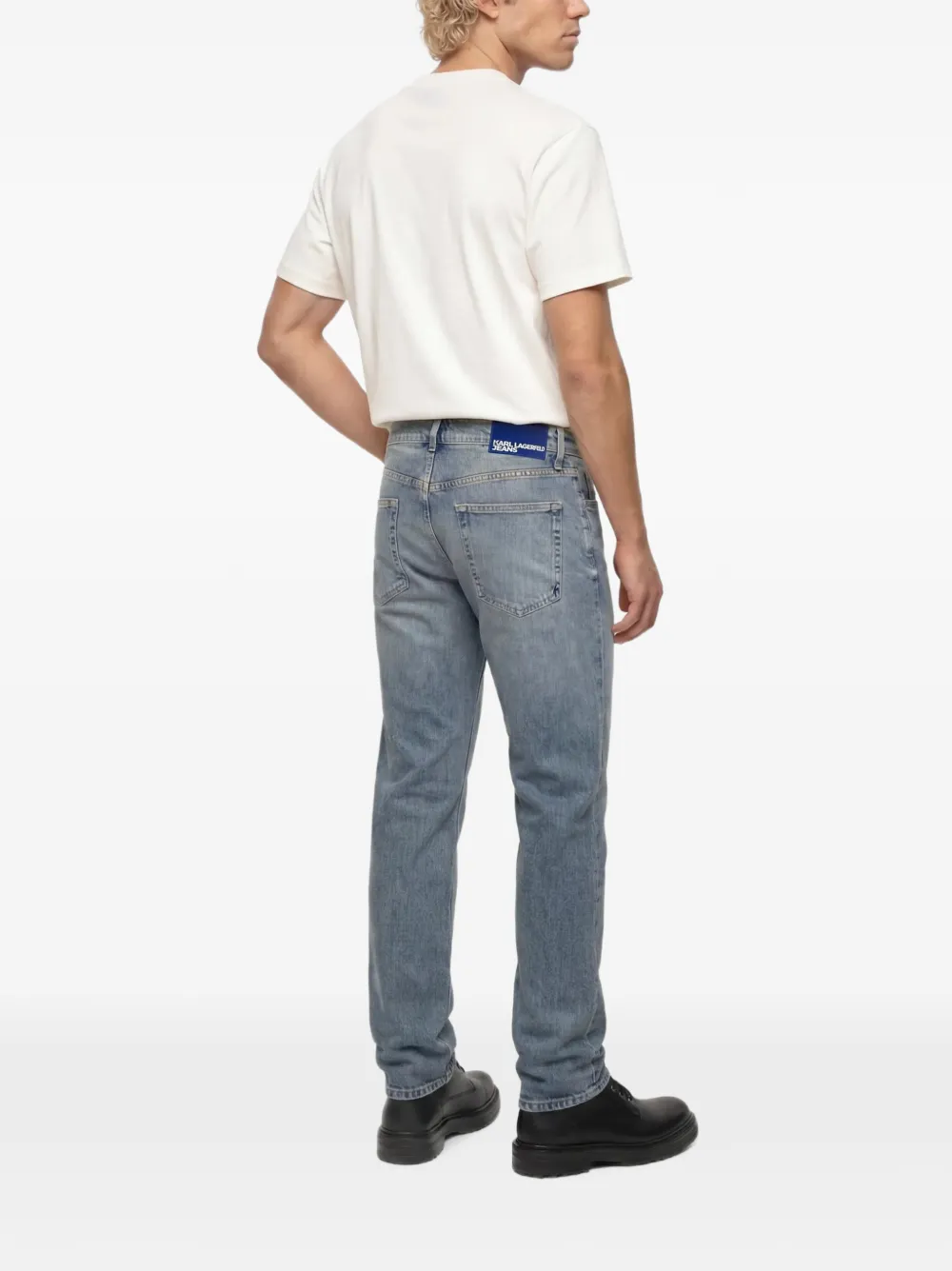 Karl Lagerfeld Jeans tapered jeans Blauw